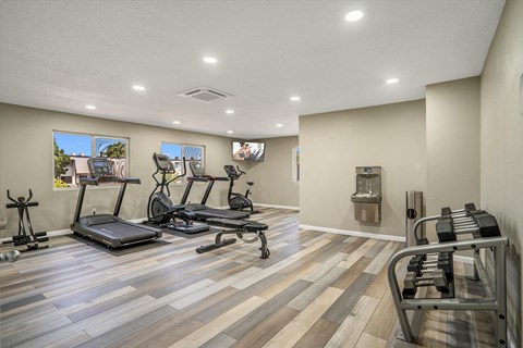 Fitness Center with Cardio and Strength Equiptment